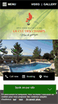 Mobile Screenshot of hotelcledeschamps.com